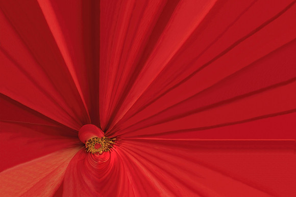Red Passion. This is 45"x30" printed on canvas. Looks like a painting.