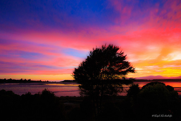 Sunrise in Tasman, New Zealand
