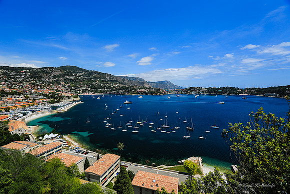 Bay of Villefrance Along the Mediterranean