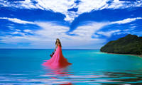 Water Music Series: Bel Canto. This is 24"x16" printed on metal, bringing out vibrant colors.
