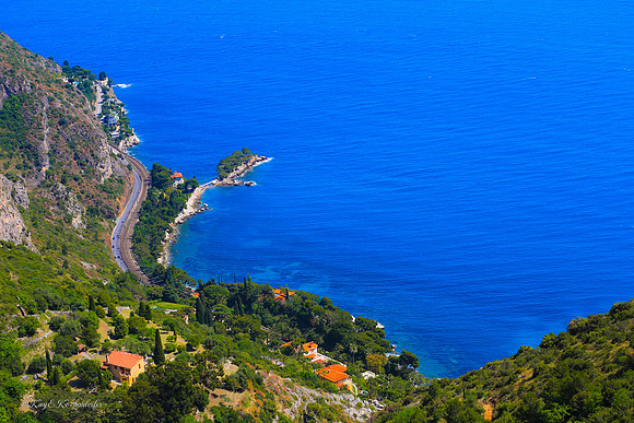 Coastline Along The Mediaterranean